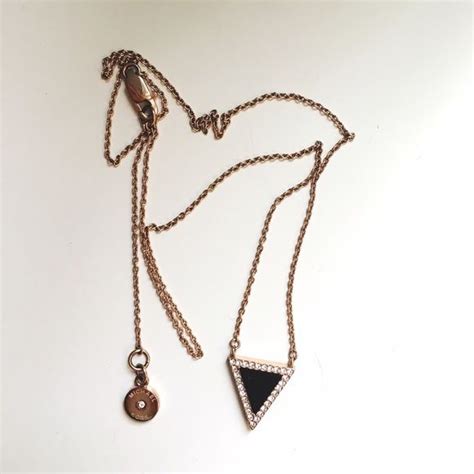 black triangle necklace michael kors|Michael Kors .